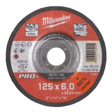 Milwaukee 4932451502 Шлифовальный диск по металлу 125х6х22,2 PRO+